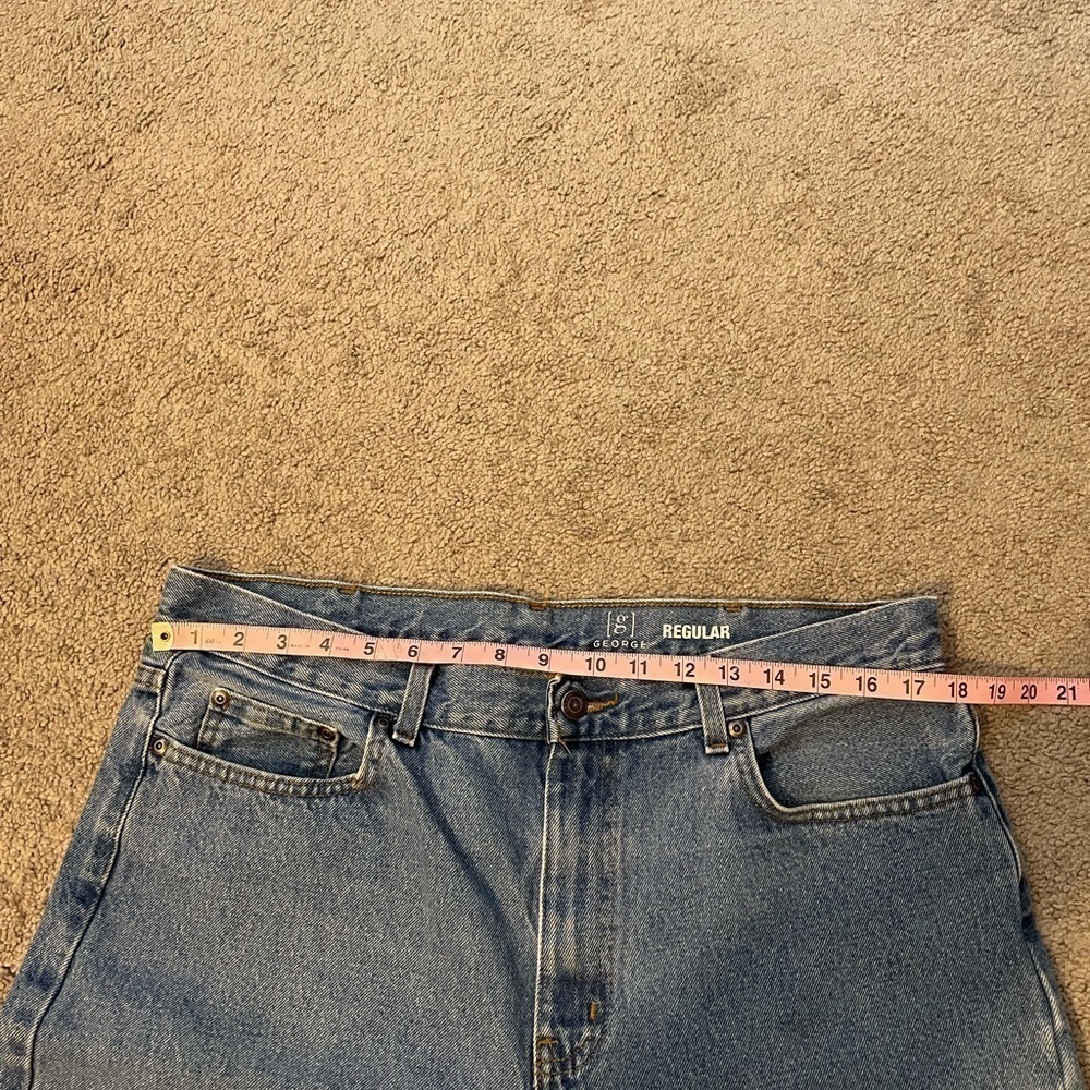 GEORGE Medium Wash Regular Fit Men’s Jeans- Size 36-34 - Picture 10 of 10